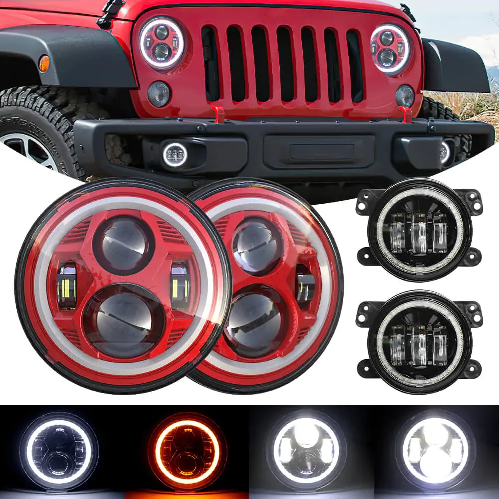 7_inch_Spider_LED_Headlights_and_Fog_Lights_with_amber_turn_signal_and_white_DRL_for_Jeep_Wrangler_JK_JL_5.jpg