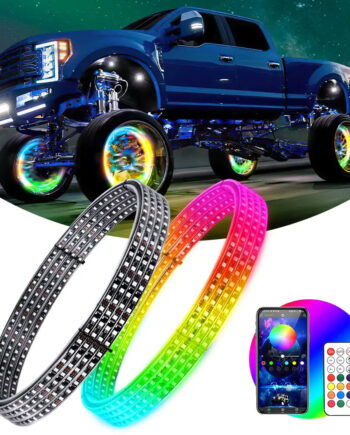 Peramar RGB Chasing Wheel Lights for Trucks with Turn Signal & Braking Function